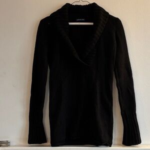 Martin + Osa Black Cowl Neck Sweater